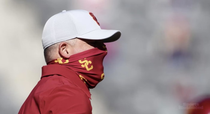 USC Head Coach Clay Helton